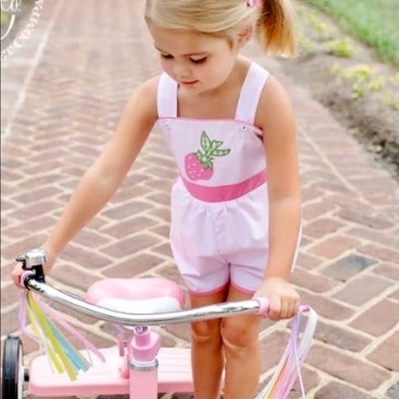 The Beaufort Bonnet Company Other - The Beaufort Bonnet Strawberry Romper